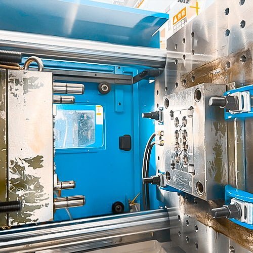Inside of A Injection Molding Machine