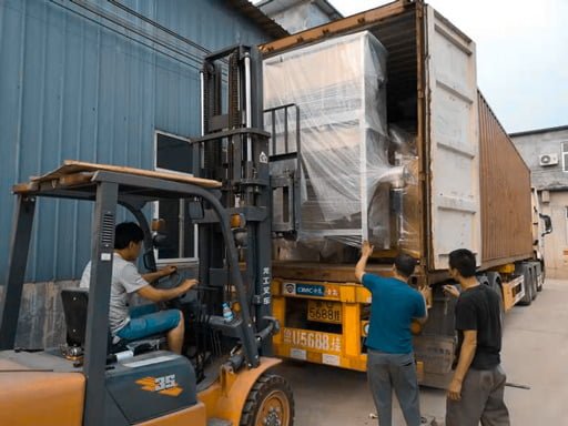 logistics in injection moulding factory
