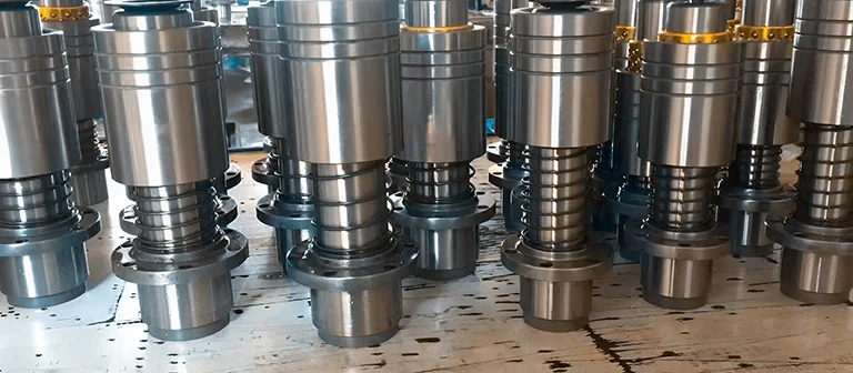 guide bushings in a mold factory