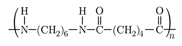 Fórmula molecular de la poliamida