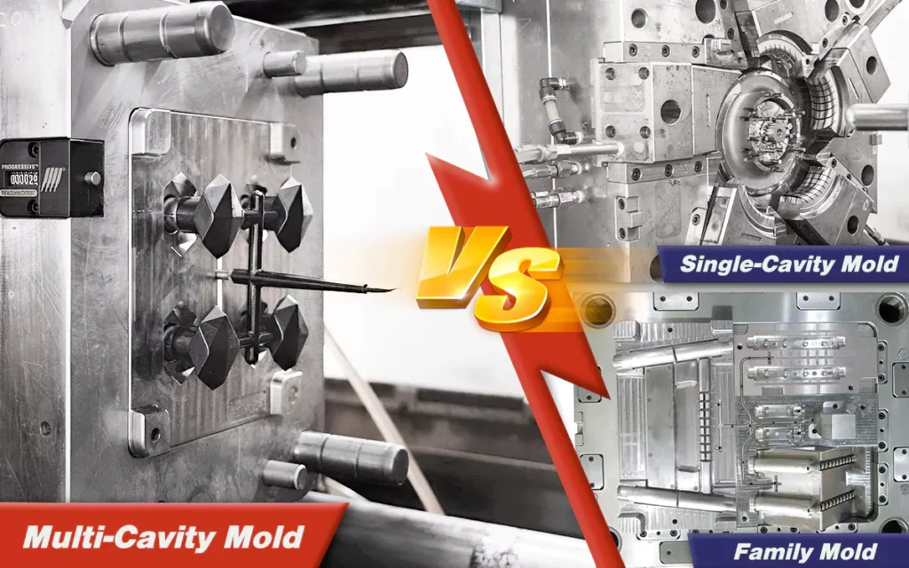 Single-Cavity Mold vs. Multi-Cavity Mold vs. Family Mold