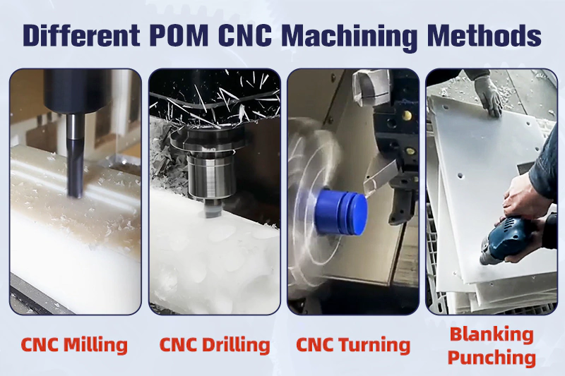 Différentes méthodes d'usinage CNC du POM