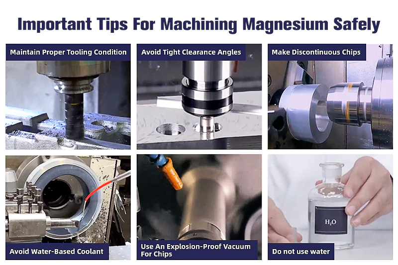 Conseils importants pour l'usinage du magnésium en toute sécurité