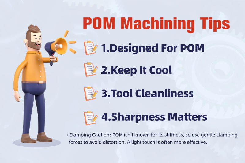 Conseils pour l'usinage du POM