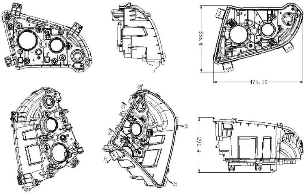 car headlight from a China supplier