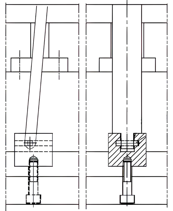 L'ascenseur de structure à broches traversantes