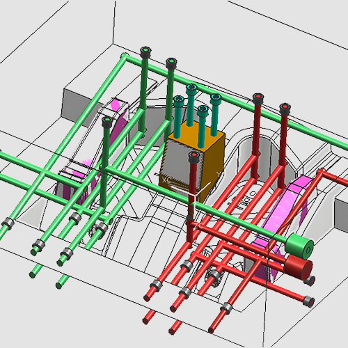 injection mold cooling system