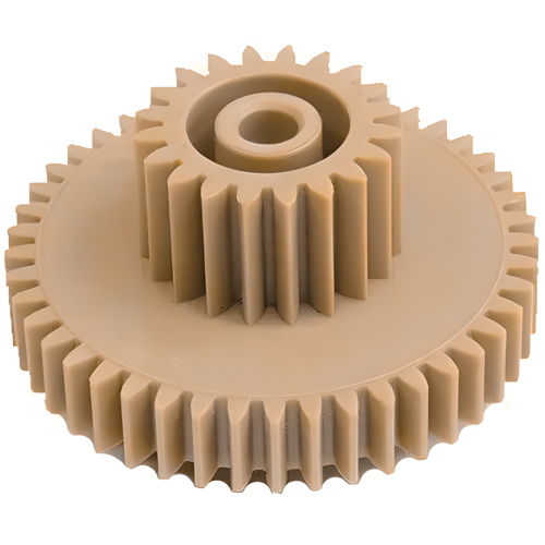 Plastic gear product by gear mold design