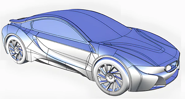 Using rhino software to make a automotive product design